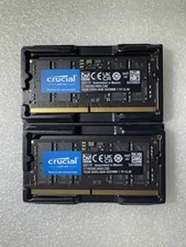 Crucial 32GB DDR5 Kit (2x16GB) 5600 Sodimm, Laptop RAM Memory CT2K16G56C46S5
