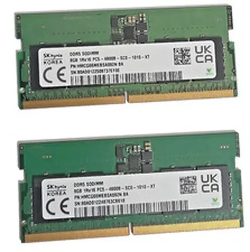 Sk Hynix 16GB KIT (2x8GB) DDR5 4800 SODIMM Laptop RAM Memory 1Rx8