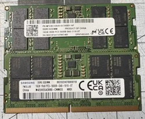 32GB (16GBx2) 1Rx8 PC5-4800B DDR5 SODIMM Laptop Memory Ram