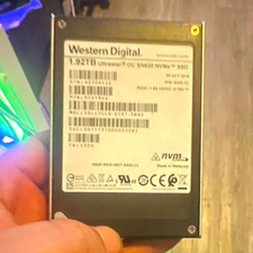 Western Digital Ultrastar DC SN620 1.92TB NVMe Internal SSD 2.5 in