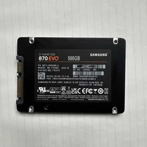 Samsung 870 EVO 500GB 2.5in SATA III Internal SSD VNAND Solid State Drive