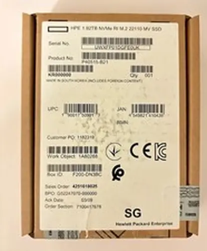 HPE 1.92TB NVMe M.2 22110 Read Intensive Internal SSD P40515-B21 UNOPENED
