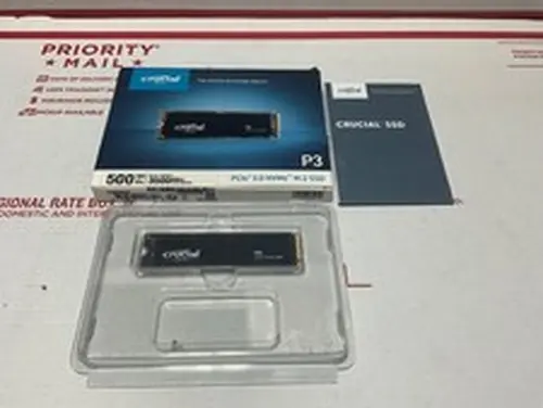 Crucial Micron P3 PCIe 3.0 M.2 2280 500GB NVMe SSD