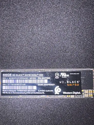 Western Digital WD_BLACK SN750 500GB M.2 NVMe Internal SSD Black WDBRPG5000ANC
