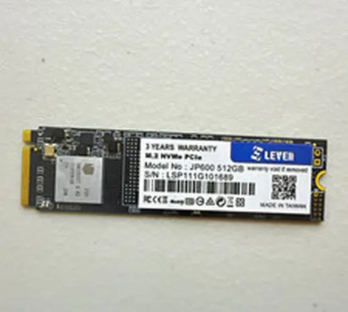 LEVEN JP600 512GB NVMe PCIe M.2 Internal SSD S.M.A.R.T. TRIM