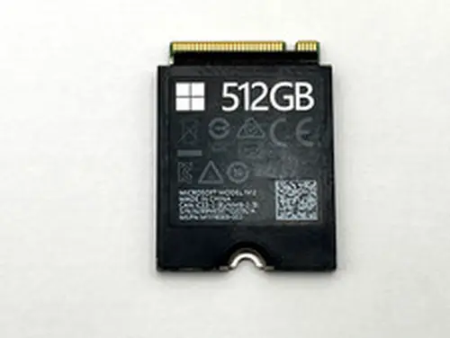 512GB PCIe 3.0 x4 M.2 2230 NVMe SSD Microsoft Model 1912