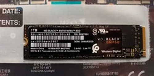 WD Black SN750 1TB NVMe M.2 2280 Internal Gaming SSD - Gen3 - WDS100T3X0C