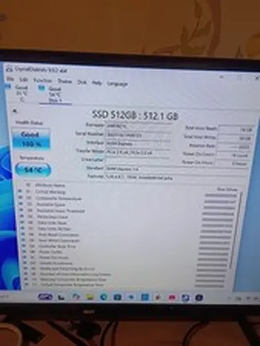 512GB NVMe M.2 2280 SSD PCIe 3.0 x4 100% Health