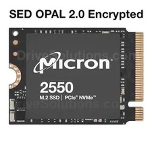 Micron 2550 - 256GB M.2 2230 PCIe Gen4 SSD MTFDKBK256TGE SED OPAL Encryption