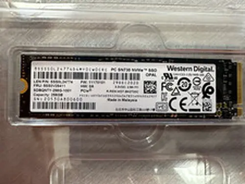 Western Digital PC SN730 256GB M.2 NVMe PCIe Internal SSD OPAL SDBQNTY