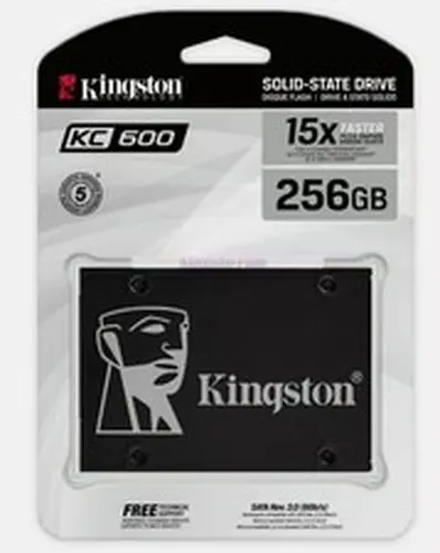 Kingston KC600 SSD 256GB 2.5in SATA Rev3.0 (6Gb/s)
