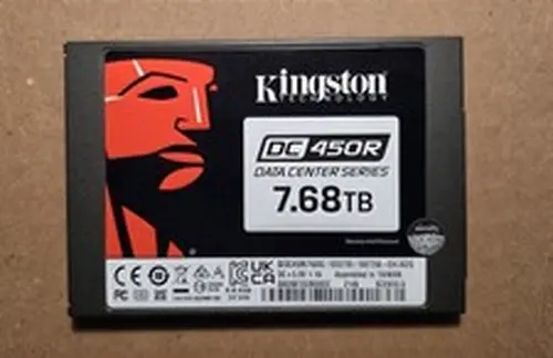 Kingston DC450R 7.68TB SATA Data Center Enterprise SSD 2.5" 99% life remaining