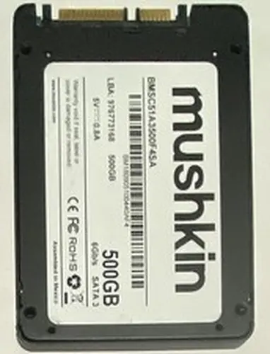 Mushkin 500GB SATA III 6Gb/s 2.5in SSD RoHS BMSC51A3500F4SA | Health 99%