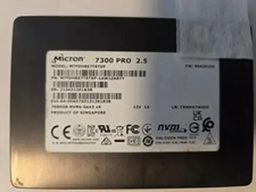 Micron 7300 PRO 2.5 8tb NVMe U.2 SSD