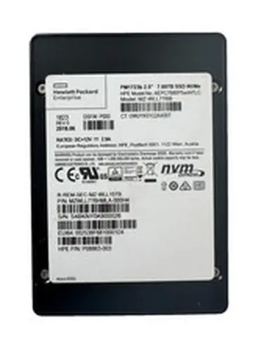 HPE SAMSUNG PM1723b 7.68TB 2.5" PCIe3.0 x4 NVMe U.2 SSD/Very Low Hrs/100% HEALTH