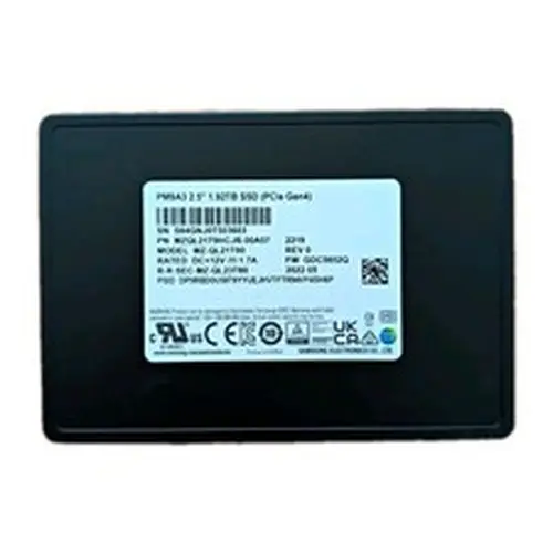Samsung PM9A3 1.92TB 2.5" NVMe PCIe Gen4 Internal SSD MZQL21T9HCJR U.2