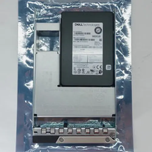 Dell EMC Micron 960GB Mixed Use 2.5in SSD Drive SATA 05V73V w Tray Under 11 Hrs