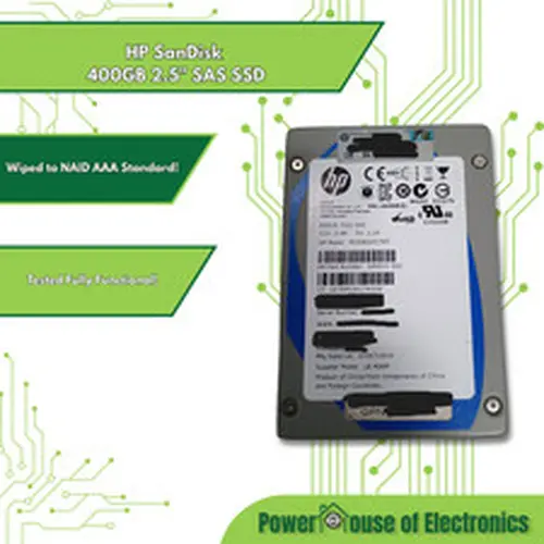 HP SanDisk 400GB 2.5" SAS SSD | MO0400FCTRP