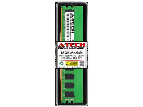 16GB RAM Replacement for IBM-Lenovo 4X77A77495 DDR4 3200MHz PC4-25600 ECC UDIMM 2Rx8 Server Memory
