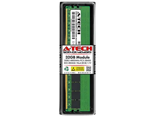 32GB RAM Replacement for IBM-Lenovo 4X77A81438 DDR5 4800MHz PC5-38400 ECC RDIMM 1Rx4 (EC8) Server Memory