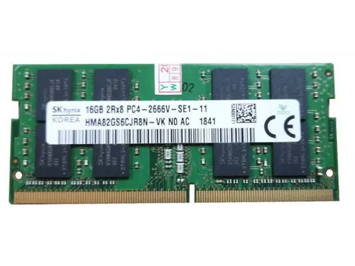 SK Hynix HMA82GS6CJR8N-VK 16GB 2RX8 DDR4 PC4-2666V for Laptop