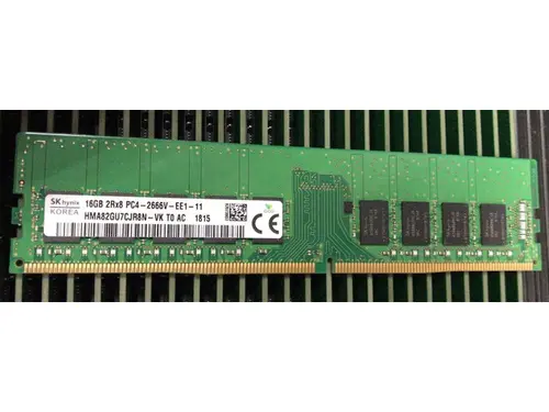 SK Hynix HMA82GU7CJR8N-VK DDR4 16GB 2666mhz PC4-21300 CL19 Ecc Registered 1.2v 2Rx8 288-pin dimm Memory Module for Server