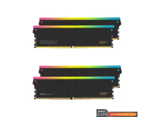 V-COLOR DDR5 SCC KIT Manta XSky 32GB (2x16GB) 6000MHz CL28 1.4V AMD EXPO Gaming Memory, Includes x2 RGB Filler Sticks (Non-Memory) Ultra-Low Timing...