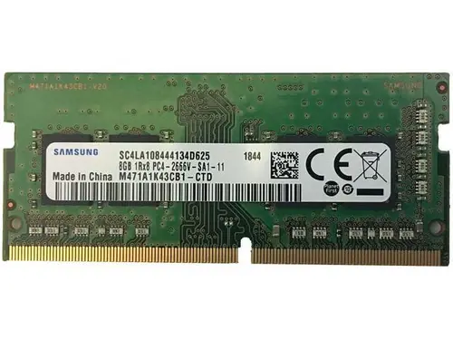 Samsung 8GB DDR4 2666MHz RAM Memory Module for Laptops (260 Pin SODIMM, 1.2V) M471A1K43CB1