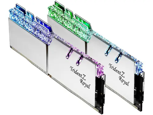 G. SKILL Trident Z Royal Series 16GB (2 x 8GB) 288-Pin RGB DDR4 SDRAM DDR4 3000 (PC4 24000) Desktop Memory Model F4-3000C16D-16GTRS