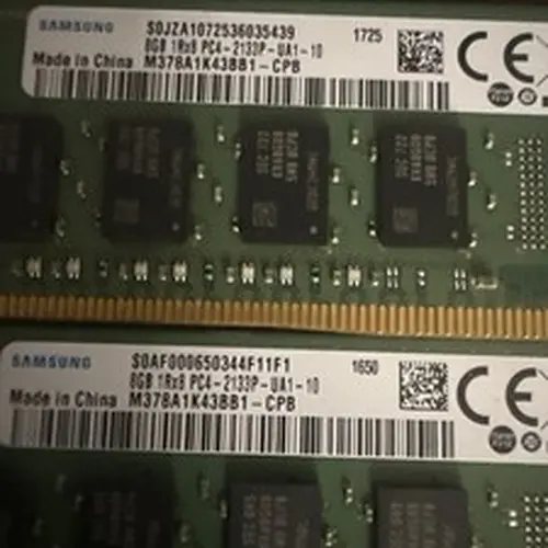 Lot Of 2 Samsung 16GB 2x8GB DDR4-2133 PC4-2133P 288-Pin UDIMM