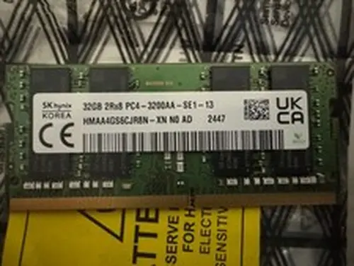 SK Hynix 32GB 3200MHZ DDR4 PC4-3200AA SODIMM LAPTOP MEMORY HMAA4GS6CJR8N-XN