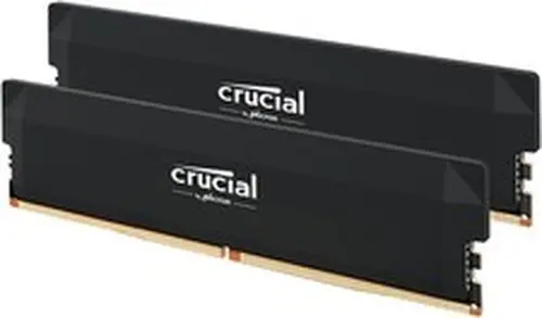 Crucial Pro DDR5 RAM 32GB Kit (2x16GB) 6400MHz CL38, Overclocking Gaming Memory