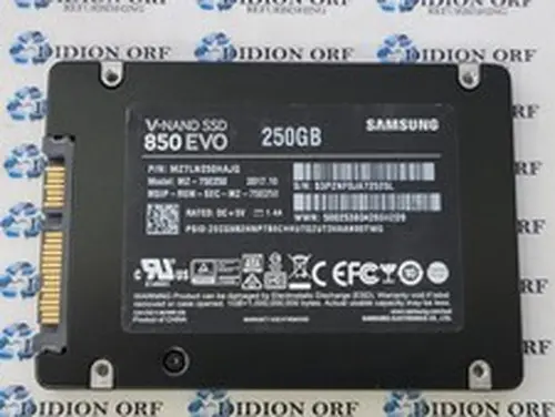 SAMSUNG 850 EVO 250GB 2.5" SATA SSD MZ-75E250, Grade A SKU 16395