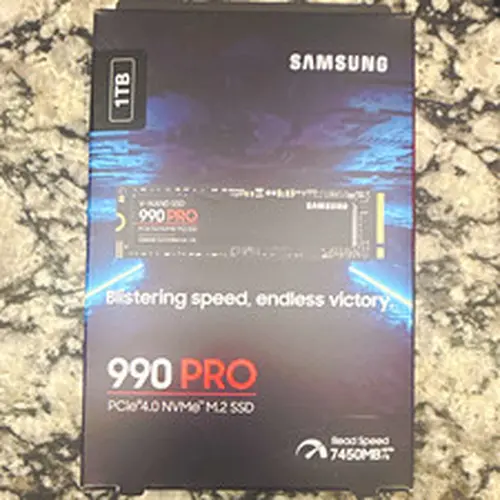 Samsung 990 PRO 1TB M.2 NVMe PCIe 4.0 Internal SSD V-NAND Black PC
