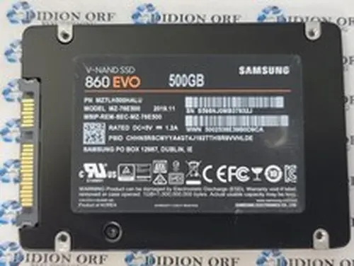 SAMSUNG 860 EVO 500GB 2.5" SATA SSD MZ-76E500, Grade A SKU 19730