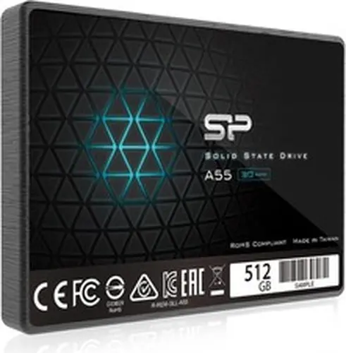 SP 512GB SSD 3D NAND A55 SLC Cache Performance Boost SATA III Internal SSD