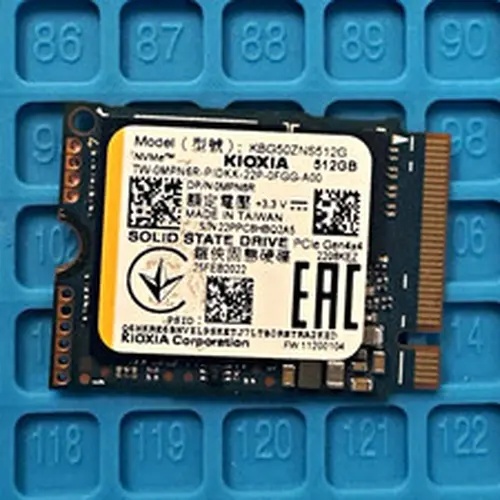 KIOXIA KBG50ZNS512G BG5 512GB NVMe M.2 2230 PCIe Gen4 x4 Internal SSD