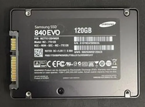 Lot of 2 Samsung 840 EVO 120GB 2.5 SATA III Internal SSD MZ-7TE120 Pull