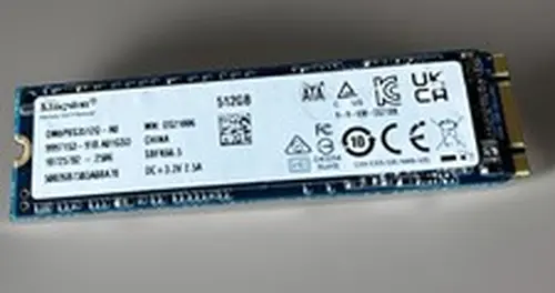 Kingston 512GB SATA M.2 Gen 3 550mb/s Internal SSD Self-Encrypting Drive