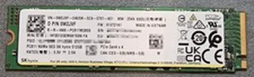 SK hynix PC811 SED 512GB NVMe SSD M.2 PCIe Gen4 HFS512GEM9X153N Good 100%