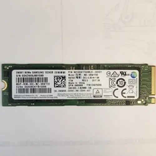 Samsung SM961 1TB P/N MZVKW1T0HMLH M.2 NVMe PCIe SSD
