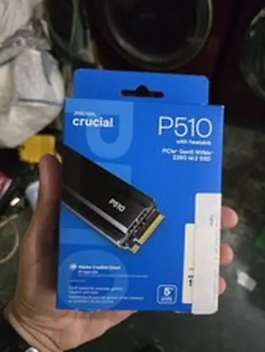 Crucial P510 1TB Gen5 NVMe SSD with Heatsink PCIe 5.0 M.2 11,000 MB/s