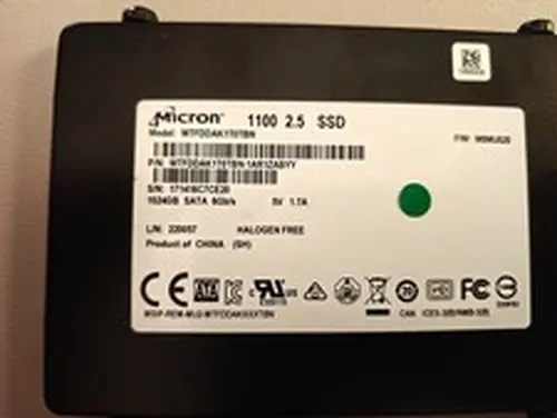 Micron 1100 1TB 6Gb/s SATA 2.5" Internal Solid State Drive SSD MTFDDAK1T0TBN