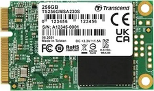 TRANSCEND 256GB TS256GMSA230S mSATA SSD SATA III Internal Drive W/ Dram Cache