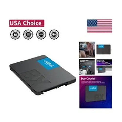 Crucial BX500 240GB SSD - 2.5-Inch Drive with Energy Efficiency & Data Recovery