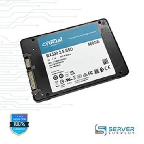 Crucial BX500 480GB SATA III 6Gb/s 2.5-Inch SSD CT480BX500SSD1