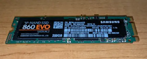 Samsung 860 EVO 250GB M.2 SATA SSD MZ-N6E250 2280 70%+ Health Good