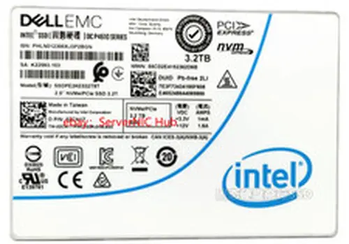 （98%+）DELL 014NHK Intel P4610 Series 3.2TB 2.5' NVME U.2 PCIe SSDPE2KE032T8T SSD