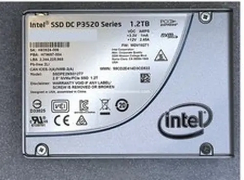 98% Health Intel DC P3520 1.2TB 2.5" U.2 NVME Enterprise SSD SSDPE2MX012T7