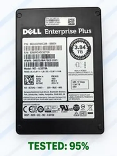 DELL Enterprise Plus MZ-ILS3T8A SAMSUNG PM1633 3.84TB SAS 12Gb/s SSD 95% Health